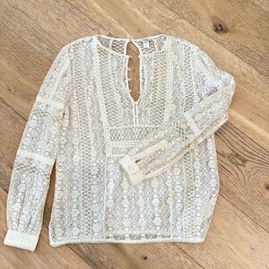 Vintage Hoss Lace Top – Size 42